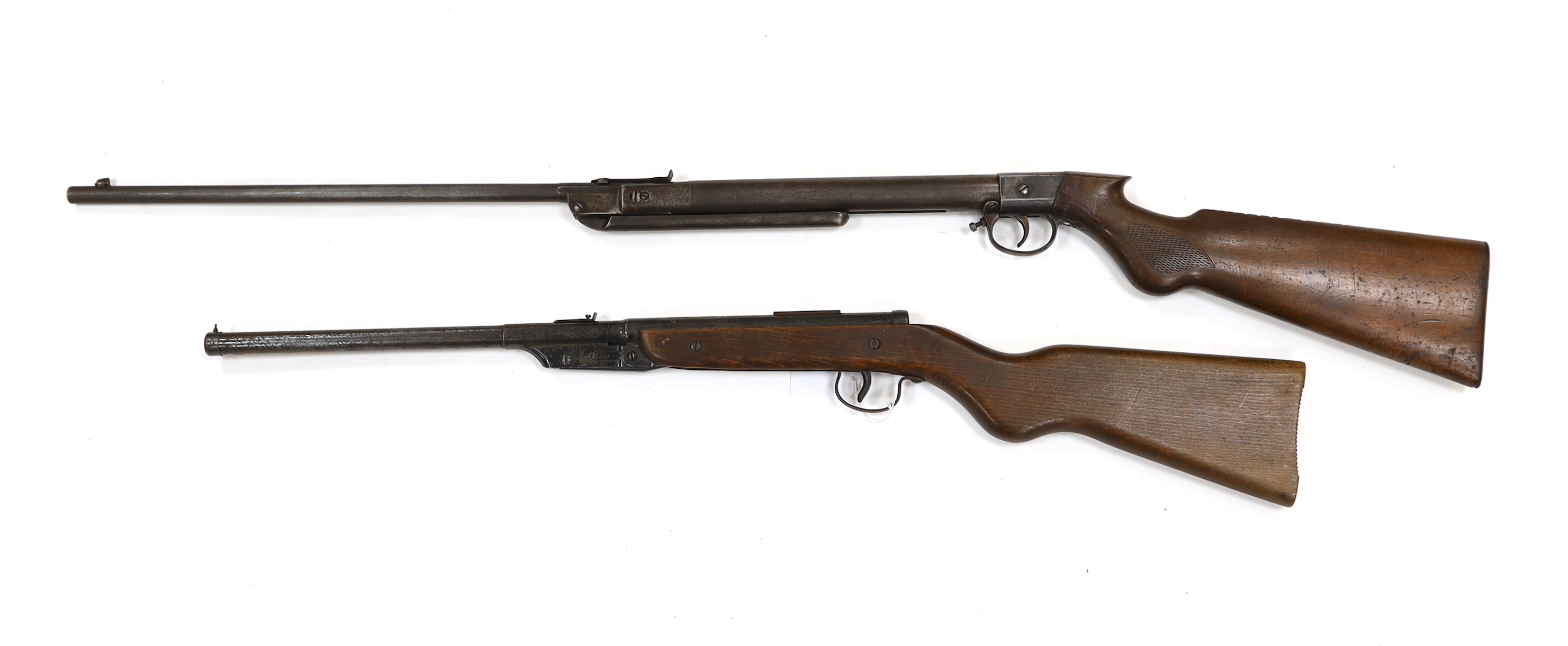 Two Diana .22 break action air rifles, a model 16 and another (2)